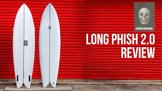 Christenson Long Phish 20 Surfboard Review  Down the Line Surf [upl. by Aihset]