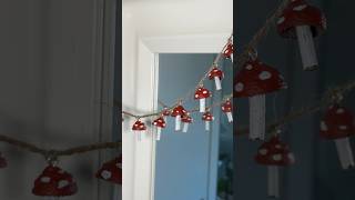 Wir basteln heute eine Pilz Girlande aus Eicheln 🍄 diy diyprojects basteln bastelideen herbst [upl. by Aicena645]