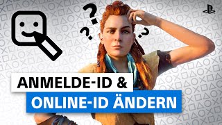 AnmeldeID und OnlineID ändern  PlayStation Tutorial [upl. by Eartha]