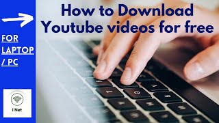 How to Download YouTube Videos For Free in Laptop  PC  Easy [upl. by Ahsele]