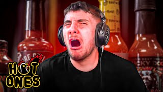 Danny Aarons Eats The HOTTEST Sauces [upl. by Winzler]