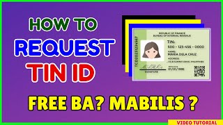 TIN ID How to Request TIN ID  Download the form ONLINE [upl. by Eittam]