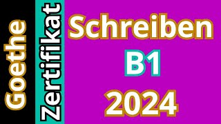 Goethe Zertifikat B1 – Schreiben Teil 1 [upl. by Island]