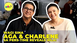 Wagi sina AGA amp CHARLENE sa perstime reveals nila [upl. by Ateiram]