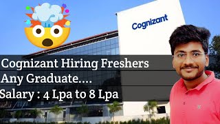 Cognizant Recruitment 2024  Hiring Freshers  Data Analyst  Any Passout  Any Graduate [upl. by Nadual]