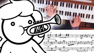 asdfmovie11 Song Pipe Organ Cover wSheet Music [upl. by Audri]