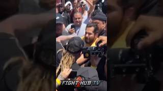 Jorge Masvidal BRAWLS with Nate Diaz team at press conference [upl. by Kordula]