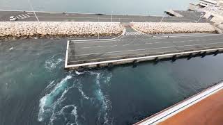 Marella Explorer 2 Leaving Split Harbour Croatia  Video 1 [upl. by Aicilegna]