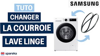 Comment installer une courroie sur une machine à laver SAMSUNG [upl. by Tonl922]