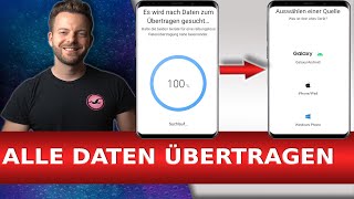 Handy wechseln 🆗 ALLE Daten auf neues Samsung Handy übertragen  Smart Switch Anleitung [upl. by Kentigera]