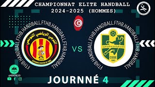 🤾J4️⃣🏆🟩esperancesportivedetunis 🆚 CLUBSAKIETEZZIT Championnat DElite tunisie 2024 FTHB [upl. by Ettesus]