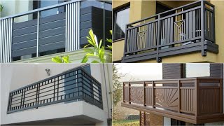 Balcony Grill Design  Modern Balcony Grill Design  Iron Railing Front Railing [upl. by Laira]