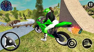 Uphill Offroad Motorbike Rider  Driving Motorbike For Offroading  Bike Game Android Gameplay [upl. by Itsyrk294]