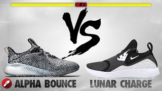 Adidas Alpha Bounce vs Nike Lunar Charge [upl. by Sylirama]