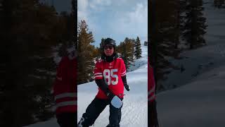 Close Call Skiers Encounter with Black Bear at Heavenly Ski Resort [upl. by Norac]