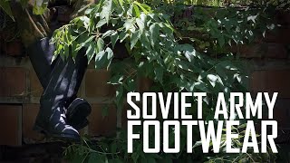 Jackboots and Footwraps  Soviet Army Footwear [upl. by Dadinirt]