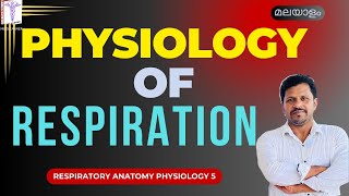 Physiology of Respiration Malayalam Pulmonary Ventilation Exchange of gases Respiration Malayalam [upl. by Eilasor296]