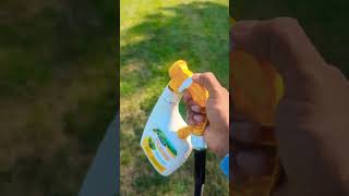 Less Weeds More Green Grass  Scotts Liquid Turf Builder with Weed Control  lawncare viral [upl. by Ahsikit]