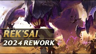 REKSAI 2024 REWORK Gameplay  League of Legends [upl. by Anasor779]