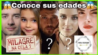 😱Edades Reales del elenco de la pelicula turca  Milagro en la celda 7  Miracle in cell No7 ⬅️😱 [upl. by Llemar291]