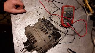 How to check the alternator Test Using a drill [upl. by Yhcir]