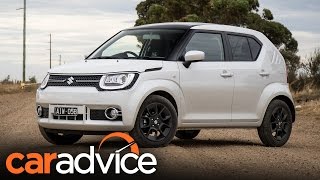 2017 Suzuki Ignis review  CarAdvice [upl. by Woehick]