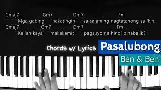 Pasalubong  BenampBen  Moira dela Torre Piano Cover Chords w Lyrics [upl. by Rafe]