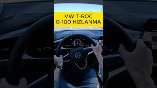 Vw TRoc 15 TSI 150 HP 0100 Hızlanma [upl. by Lirrehs146]