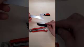 Teppichmesser Klinge wechseln ✅ Cuttermesser Klinge tauschen  Abbrechmesser Klingentausch shorts [upl. by Hands]