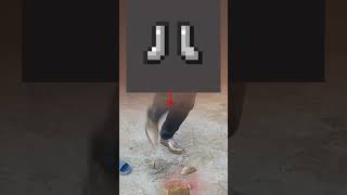 Iron boots 😅 minecraft minecraftclips memes minecraftmeme ماينكرافت [upl. by Niklaus]