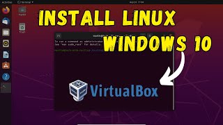 How To Download And Install Linux On Windows 10 [upl. by Aicenert301]