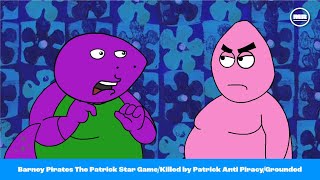 Barney Pirates The Patrick Star GameKilled by Patrick Anti PiracyGrounded [upl. by Retlaw]