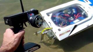 RC FE Brushless Boat Water Cooling pump [upl. by Danell543]