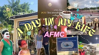 A day as a MBBS STUDENT from KGMU to AFMC 🥼🩺 campus tour SILHOUETTE fest athletics ✨ [upl. by Treharne169]