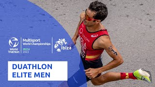 2023 World Duathlon Championships Ibiza Elite Mens Highlights [upl. by Ahsilla]