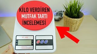 Kilo verdiren 😀 SF 400 Dijital Mutfak Tartı inceleme [upl. by Uno]