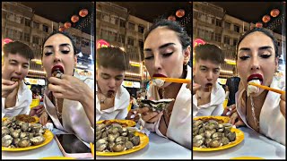 Zarina Anjoulie  Late Night Jalan Alor Seafood [upl. by Llertnahs]