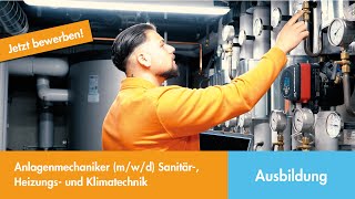 Ausbildung als Anlagenmechaniker mwd für Sanitär Heizungs und Klimatechnik  SCHARR [upl. by Saxela343]