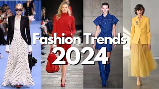 THE 18 BIGGEST FASHION TRENDS of 2024 YOU WILL SEE EVERYWHERE [upl. by Nbi]