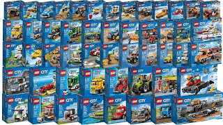 All LEGO City Great Vehicles Sets 20122021 CompilationCollection Speed Build [upl. by Reniti]