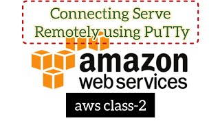 Connecting server using PuTTy tool devops aws [upl. by Llennoc]