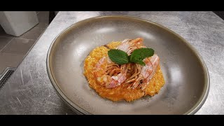 How toMake risotto con mazzancollelimoneChef Madda [upl. by Irrej475]