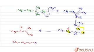 SI 2methyl butan2ol o heating with H2SO4 gives 2methyl but2ene SII The dehydrat [upl. by Berthoud]