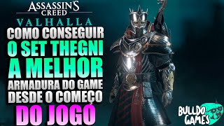 Como CONSEGUIR A Armadura De THEGN MELHOR SET Do Jogo Em Assassins Creed Valhalla Guia Detalhado [upl. by Ole]