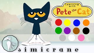 Learn colors in English and Spanish with Pete the Cat [upl. by Terchie]