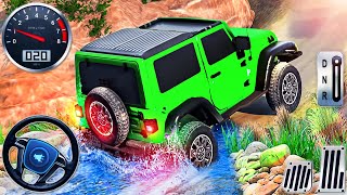 Jeep Driving Offroad Simulator 2024  Luxury SUV 4x4 Prado Derby Mud and Rocks  Android GamePlay 4 [upl. by Mcgean]