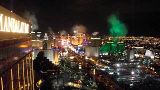 New Years Eve Las Vegas From the Foundation Room [upl. by Orihakat196]