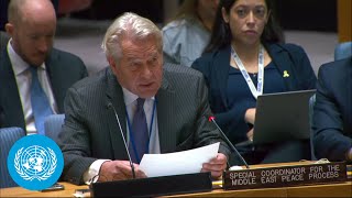 Middle East on the verge of another serious escalation  Security Council Briefing  United Nations [upl. by Hsiri]