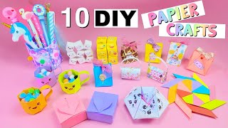 10 DIY GEWELDIGE PAPIEREN AMBACHTEN IDEEEN  Schoolbenodigdheden Fidget Toys en meer [upl. by Cletis]