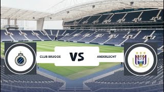 CLUB BRUGGE VS ANDERLECHT [upl. by Schapira]